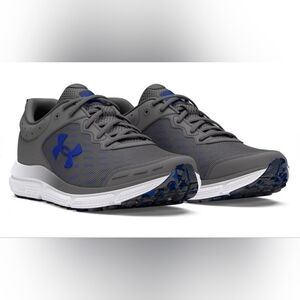 Under Armour Shoes Size 10.5 Men UA Charged Assert 10 Gray/Gray New In Box